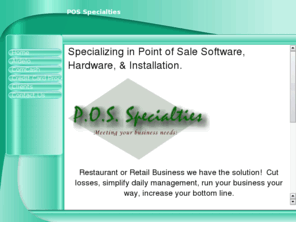 posspec.com: POS Specialties
POS Specialties