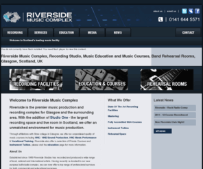 riversidemusiccomplex.com: Riverside Music Complex, Glasgow Recording Studios - Home
Riverside Music Complex is the Premier Recording Studio in Glasgow with State Of The Art Recording Facilities & Rehearsal Rooms, Scotland.