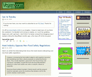 vegan.com: Vegan.com — Recipes, Resources, & Information
Vegan info, resources, & recipes.