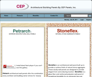 cep-panels.com: CEP-Panels: Distributor of Petrarch and Stoneflex architectural building panels >  Home
CEP Panels, Petrarch, Stoneflex