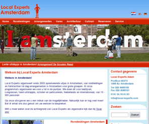 local-experts.com: Uitstapje Amsterdam? - Arrangementen Amsterdam - Welkom bij Local Experts Amsterdam!
Uitstapje Amsterdam? Local Experts verzorgt sprankelende rondleidingen, fietstochten, vaartochten, culinaire uitstapjes etc.in Amsterdam. Ook organiseren wij personeelsdagen, familie-uitjes, partnerprogramma's en dagarrangementen in opdracht van de aanvrager. Kijk hier voor rondleidingen en arrangementen van Local Experts Amsterdam! 