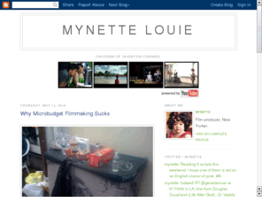 mynettelouie.com: Mynette Louie
Film Producer, New Yorker.