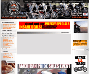 orlandomotorcyclesales.net: EagleRider Orlando Motorcycle Sales
EagleRider buys and sells more Harley Davidsons than anyone else. Check out our Orlando Inventory and let EagleRider Orlando  be your first choice for your next quality late model used motorcycle, our machines are immaculate ! CALL 888-626-4170