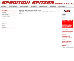 spedition-spitzer.de: 
SML - Spedition Spitzer GmbH & Co. KG