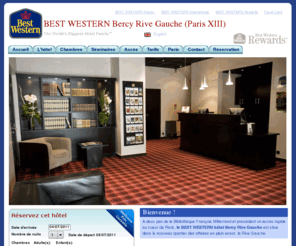 bestwestern-paris-hotel-bercy.com: BEST WESTERN Bercy Rive Gauche (Paris XIII) - Accueil
BEST WESTERN Bercy Rive Gauche (Paris XIII), la description des meta tags