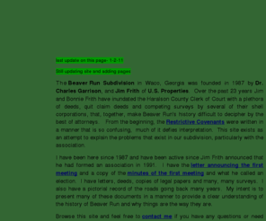 brloa.com: BRLOA - Information about the Beaver Run Landowners Association in Waco, Georgia
Information about the Beaver Run Landowners Association in Waco, Georgia...BRLOA