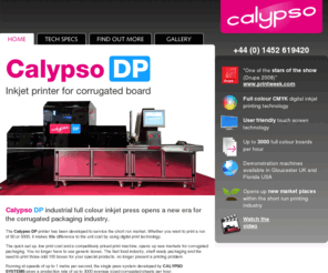 calypso-systems.co.uk: Inkjet Printer for Corrugated Board > Calypso Digital Press
Calypso DP industrial full colour inkjet press opens a new era for the corrugated packaging industry.