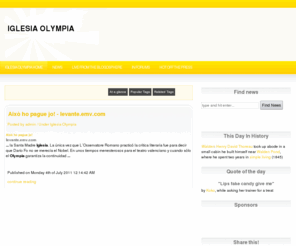 iglesiaolympia.com: Latest News and Information on Iglesia Olympia
