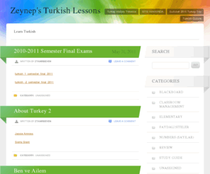 myturkishlessons.com: Zeynep's Turkish Lessons
