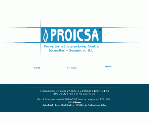 proicsa.com: PROICSA, protección contra incendios, extintores, contraincendio
Proicsa, protección contra incendios, extintores, proyectos contra incendios, instalación extintores