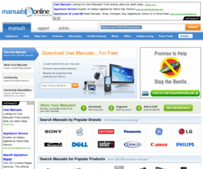 theuserguidessite.net: Manuals - Free User Manual and Owners Instruction Guides | ManualsOnline.com
Manuals and free owners instruction pdf guides. Find the user manual and the help you need for the products you own at ManualsOnline.