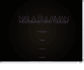 nailasulaiman.com: Naila Sulaiman | Photographer ? Artist ? Designer
Portfolio Website