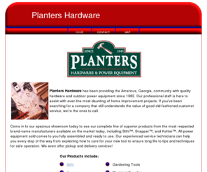 plantershardware.com: Planters Hardware - Hardware store located in Americus, Georgia
Hardware store offering a wide variety of products and services. Located in Americus, Georgia