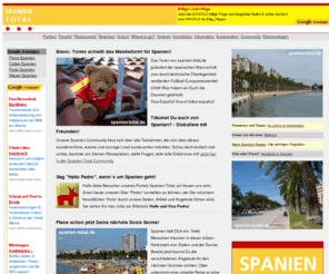 spanien-total.de: Spanien-Total: Alles über Spanien
Alles über Urlaub, Hotels und Immobilien in Spanien auf Mallorca, an der Costa Blanca, in Barcelona, Sevilla und Granada.