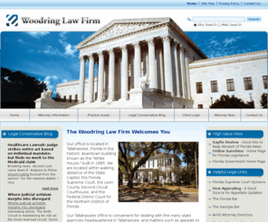 woodringlawfirm.com: ..:: Woodring Law Firm ::..Woodring Law Firm handles Florida and Georgia Litigation & Appeals: Constitutional, Education, Governmental, Administrative
The Woodring Law Firm litigates constitutional and education cases, administrative law matters and bid protests in Florida and Georgia, including cases in Leon, Gadsden, Wakulla, Jefferson and Franklin counties.