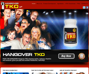 finestnaturalproducts.com: :: Hangover TKO  110% Guaranteed Hangover Relief! ::
Hangover TKO is the only 110% money back guaranteed hangover recovery tablet! Fight the hangover!!!