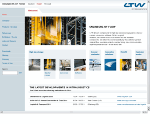 ltwusa.com: LTW Intralogistics
LTW Intralogistics - Engineers of Flow. LTW delivers components for high bay warehousing systems: stacker cranes, conveyors, software.