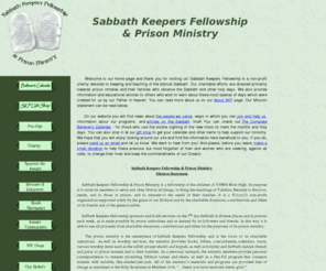 sabbathkeepersfellowship.org: Sabbath Keepers Fellowship & Prison Ministry - Welcome!
Sabbath Keepers Fellowship & Prison Ministry -Home