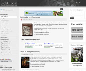 slekt1.com: Slekt1
Slekt1 - et uavhengig nettsted for deg som jobber med slekt.