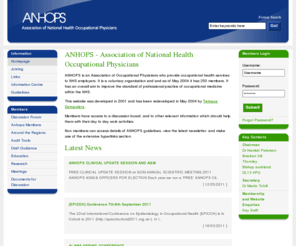 anhops.com: ANHOPS - Association of National Health Occupational Physicians
