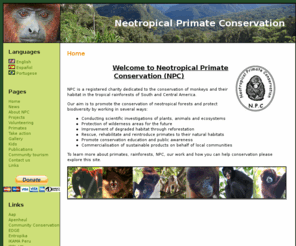 neoprimate.org: Neotropical Primate Conservation - Conservation of Primates in South and Central America
NGO dedicated to the conservation of neotropical (south and central america) primates (monkeys) and their rainforest habitat