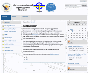 neuruppin-segelflug.de: IG Neuruppin
Die Interessengemeinschaft Segelfluggelände Neuruppin betreibt den Segelflugplatz in Neuruppin