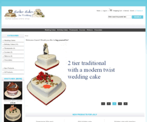 on-line-cakes.co.uk: Barker Bakes Online Shop, Online cakes
Barker Bakes Online Shop :  - Wedding Cakes Birthday Cakes Flowerpaste Courses Ribbons Chocolates wedding cakes, birthday cakes, chocolates, barker bakes, shop, online shopping