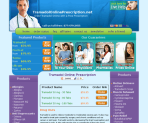 tramadolonlineprescription.net: Tramadol Online Prescription at TramadolOnlinePrescription.net
Order Prescription Tramadol Online with Free Prescription Online and Overnight Shipping