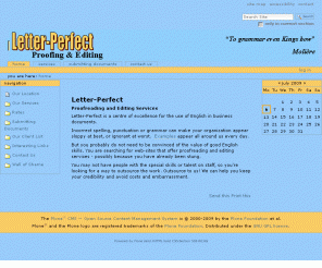 letter-perfect.ca: Letter-Perfect  — Letter-Perfect
Proofreading and Editing Services