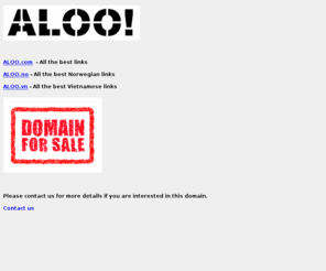 aloo.mobi: ALOO! Domains
Aloo! ABC for domaining, doamin, domainer, domain name