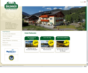 hotelreiteralm.com: Hotel Reiteralm  - Schladming Dachstein Pension Camping Schiurlaub Wanderurlaub Alpen Steiermark Österreich
     