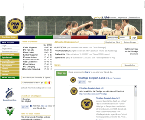 privatliga.de: Privatliga Bergisch-Land e.V. - Hobbyliga, Freizeitliga, Hobbyfußball, Freizeitfußball in Wuppertal, Remscheid, Solingen
Privatliga-Bergisch-Land e.V. - Fußball im Bergischen Land. Eine Fussball-Hobbyliga, die Mitte 1998 gegründet wurde. Bereich: Wuppertal, Remscheid, Solingen, Bergisches Land