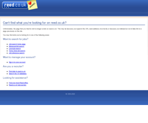 reedparamedic.com: reed.co.uk - 404 - page not found
reed.co.uk - the UK's biggest job site