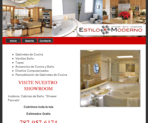 estilomoderno.net: Estilo Moderno - Bayamón Puerto Rico
VISITE NUESTRO  SHOWROOM, Inodoros, Cabinas de Baño, Shower Pannels