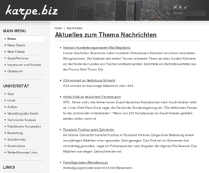 karpe.biz: AT´s Webseite
Webdienste für Gemeinden - Homeprovider.de, Familienportal Jagodzinski - Karpe, Content-Management-System