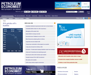 petroleumeconomist.com: Petroleum Economist
Publisher of Petroleum Economist and PE Unconventional.  The Authority on Energy, energy maps and books. Provider of energy training services. 