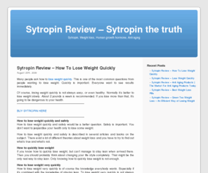 sytropinreview.com: Sytropin Review – Sytropin the truth - Sytropin, Weight loss, Human growth hormone, Anti aging
Sytropin and HGH Supplement Information