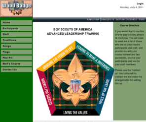 woodbadge.ws: Wood Badge Advanced Leadership Training
Wood Badge Web Site: This site is a resource for those involved in wood badge.