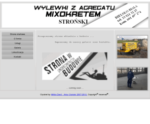 wylewki.info: Wylewki z agregatu mixokretem. Stronski.
Wylewki z agregatu mixokretem. Stroński.