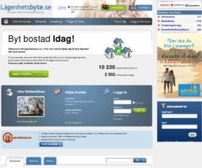 lokalbyte.org: Lägenhetsbyte - Byta Lägenhet Byta Bostad
Lägenhetsbyte - Här kan ni byta lägenhet med andra likasinnade. Idén med den här hemsidan är att du enkelt ska kunna utföra ett lägenhetsbyte. Man lägger in en annons och låter hemsidan göra jobbet. Den söker automatiskt igenom alla annonser och matchar lägenhetsbyte, hyres eller uthyres åt dig.