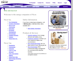 nicor.com: Nicor Inc. Home Page - Nicor
