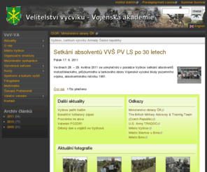 vavyskov.cz: Velitelství výcviku – Vojenská akademie | Vyškov, centrum výcviku Armády České republiky
Vyškov, centrum výcviku Armády České republiky
