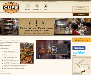 3cups.net: 3CUPS | Chapel Hill, NC | Wine, Coffee, Tea Merchants
Wine, Coffee, and Tea Merchants.... 