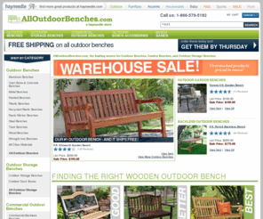 alloutdoorbenches.com: Outdoor Benches : Shop Outdoor Bench at All Outdoor Benches
Shop our huge selection of quality outdoor benches! Buy online now and save up to 30% on a garden bench or outdoor storage bench from AllOutdoorBenches.com