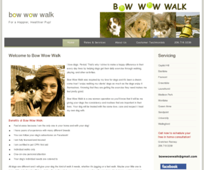 bowwowwalk.com: Bow Wow Walk - dog walking for a Happier, Healthier Pup!
Bow Wow Walk - Eastlake, Capitol Hill, Seattle, dog walking for a Happier, Healthier Pup