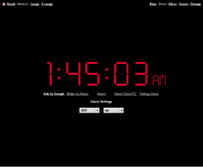 clock-easy.com: Online Alarm Clock
Online Alarm Clock - Free internet alarm clock displaying your computer time.