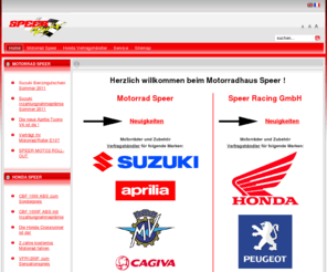 motorrad-speer.de: Willkommen beim Motorradhaus Speer
Speer - Motorrad, Training und Zubehör