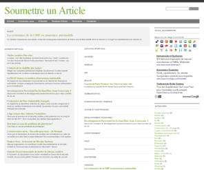 soumettreunarticle.com: Soumettre un Article
Soumettre un Article est un répertoire d'articles de qualité, libre d'utiliser dans votre newsletter ou site web.