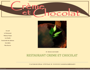 creme-et-chocolat.com: Crème et Chocolat - Livraison de plateaux repas pour entreprises à Orvault
Crème et chocolat - Restaurant spécialités de sushis. Plateaux repas pour entreprises