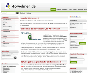4c-wohnen.de: Alessi Online Shop
Alessi online Versand mit günstigen Preisen